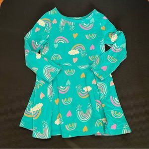 🌈 Cat & Jack Long Sleeve Cotton Dress, 4T
